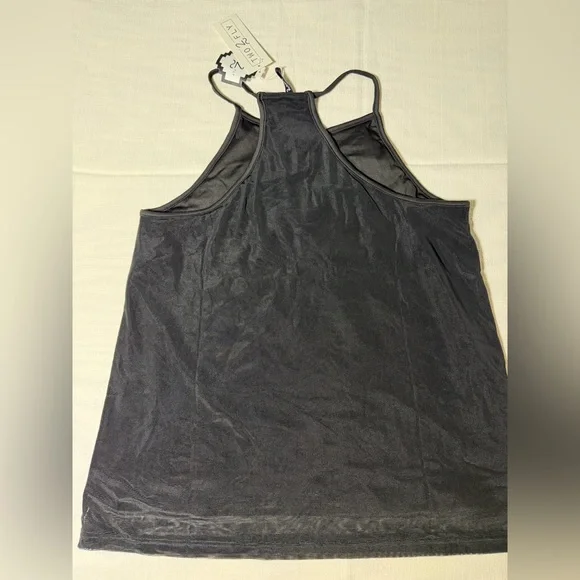 Flamingo Graphic Tank Top - Black - Picture 3 of 7